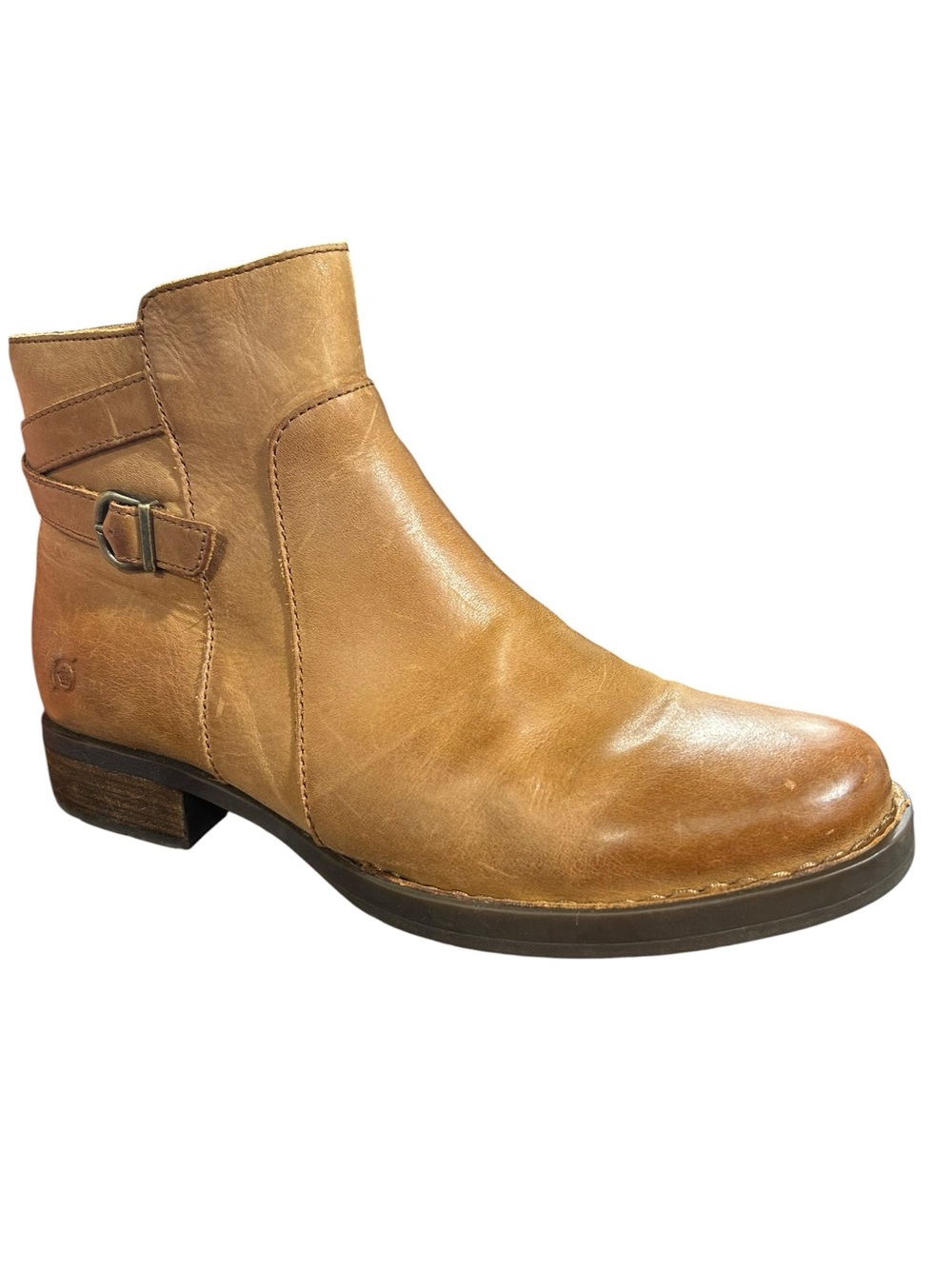 Women’s Born Chelsea Tan Leather Ankle Boots - Size 9.5M